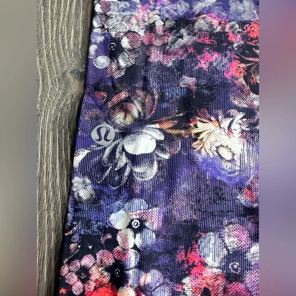 Lululemon Fast & Free 7/8 HR Tight in CDLI Australian Release Purple Floral